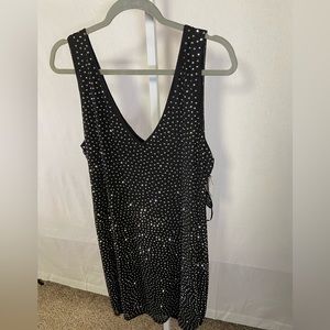 Windsor Black Dress with Pewter Studs size 3X